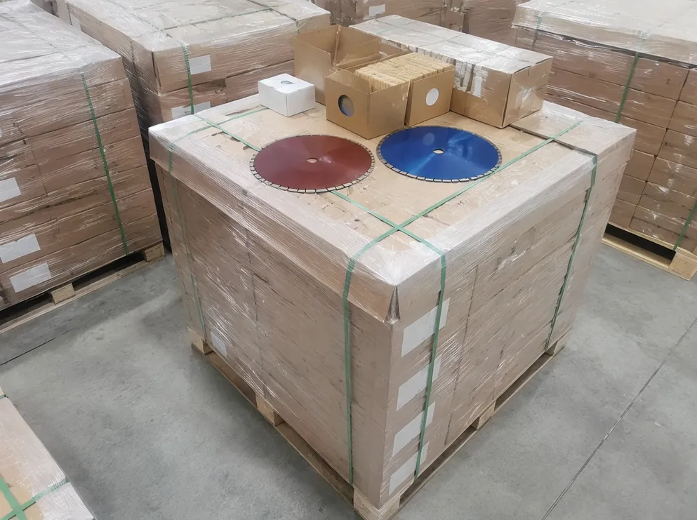 Stone cutting disc OEM packaging ready for shipment