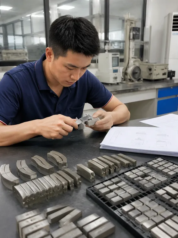 Custom diamond segment development process from specification to production