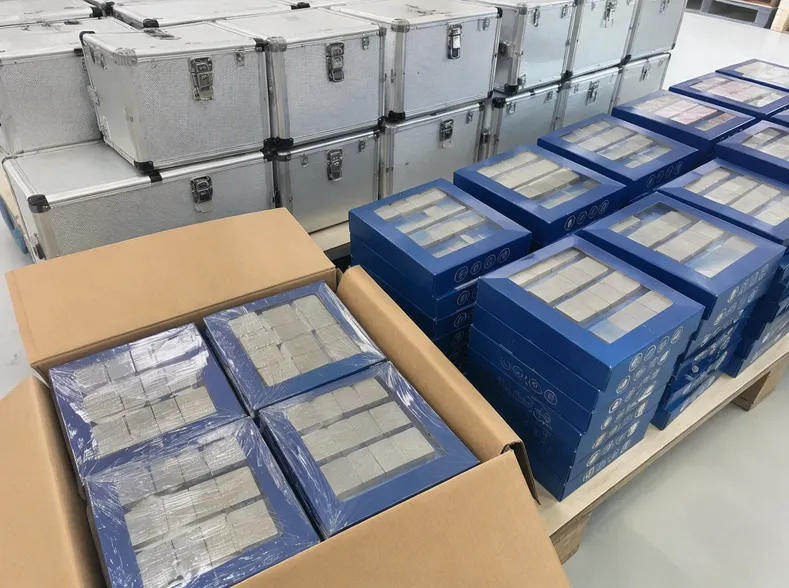 OEM diamond segments in branded packaging ready for export