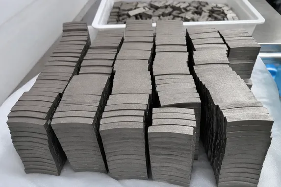 Marble diamond segments supplied to blade manufacturers for fabrication shop use